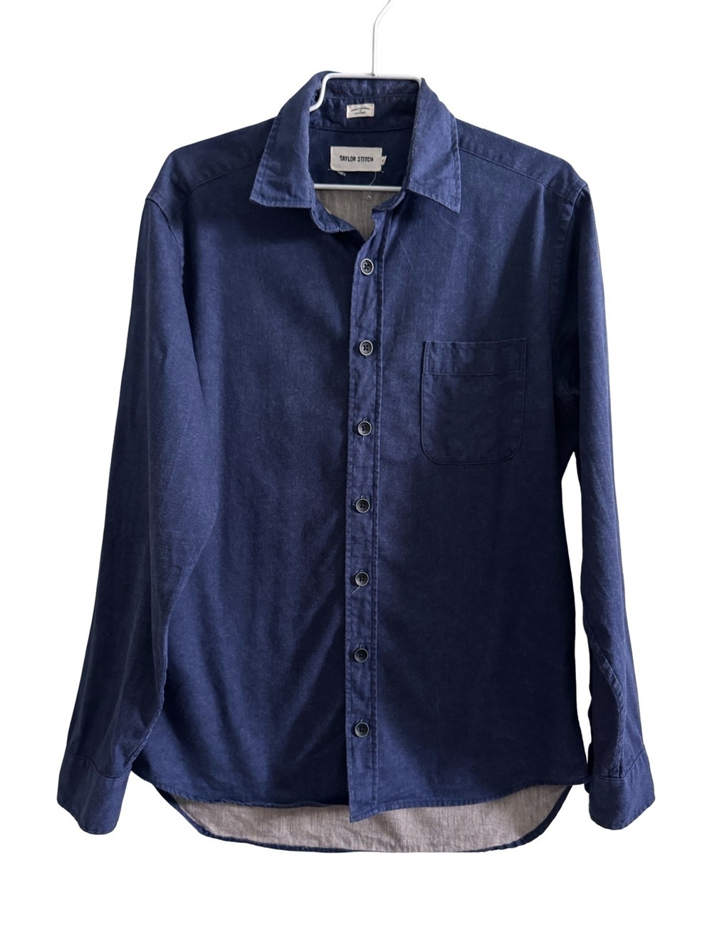 Taylor Stitch Indigo Button Down Shirt Size 40